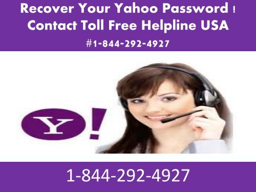 Yahoo Customer Support USA #1-844-292-4927 
