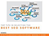 Choosing The Right SEO Software