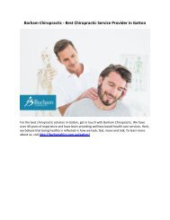 Barham Chiropractic - Best Chiropractic Service Provider in Gatton