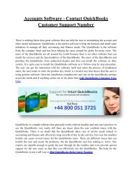 Contact QuickBooks Helpline Number