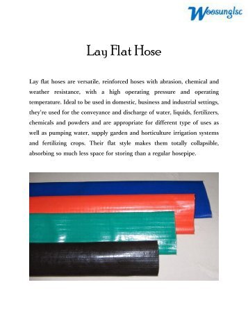 Lay Flat Hose