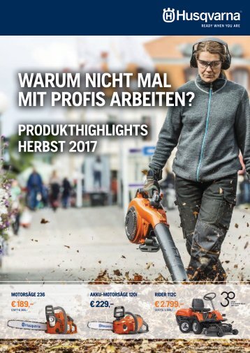 Husqvarna Herbstbroschuere 2017