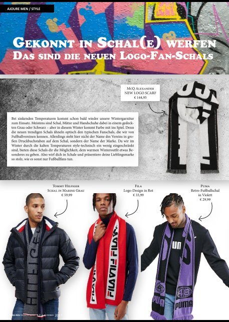 AJOURE´ Men Magazin Dezember 2017