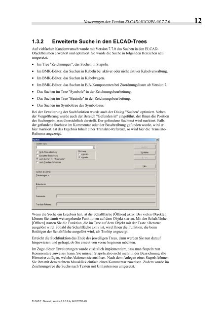 ELCAD 7 News in Version 7.7.0 - Aucotec AG