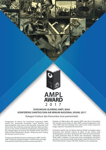 Leaflet Jejaring tentang AMPL Award non pemerintah untuk KSAN 2017-min