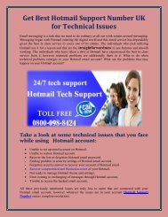 Get Best Hotmail Support Number UK for Technical Issues