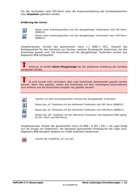 RUPLAN 4.71 Neuerungen - Aucotec AG