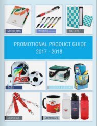 PROMOTIONAL PRODUCTS GUIDE
