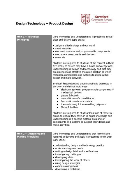 Year 11 Curriculum Information Booklet 2017-2018