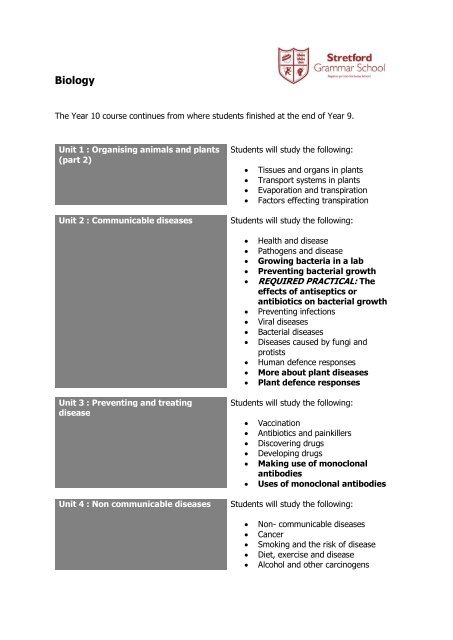 Year 11 Curriculum Information Booklet 2017-2018