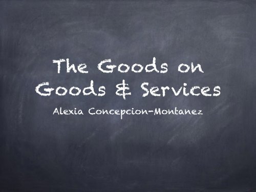 Goods &amp; Services 11:15 FlipBook
