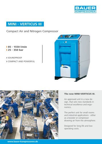 MINI - VERTICUS III - Bauer Kompressoren