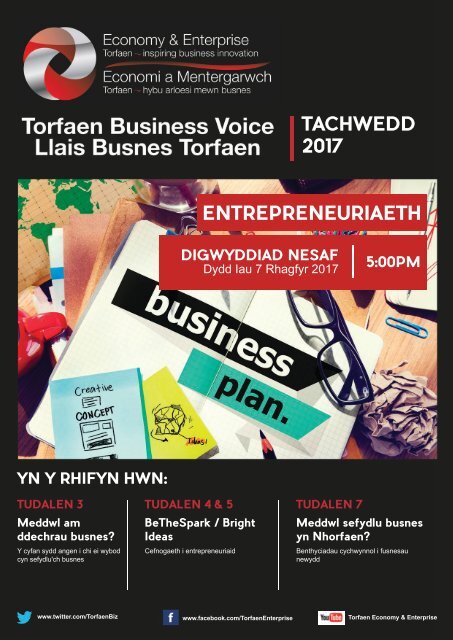 Torfaen Business Voice - November 2017 Edition (Welsh)