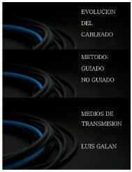 HISTORIA Y EVOLUCION DEL CABLEADO