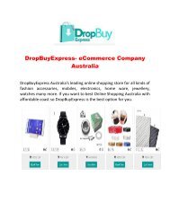 DropBuyExpress- eCommerce Company Australia