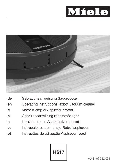 Miele Swing H1 EcoLine - SACP3 - Mode d'emploi