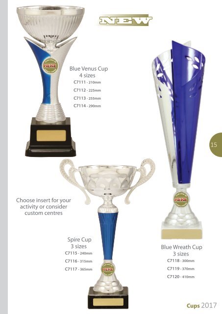 TCD 2017 Cups Catalogue