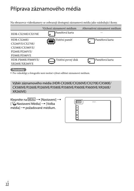 Sony HDR-PJ260E - HDR-PJ260E Consignes d&rsquo;utilisation Hongrois