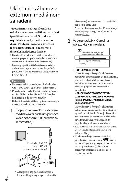 Sony HDR-PJ260E - HDR-PJ260E Consignes d&rsquo;utilisation Hongrois