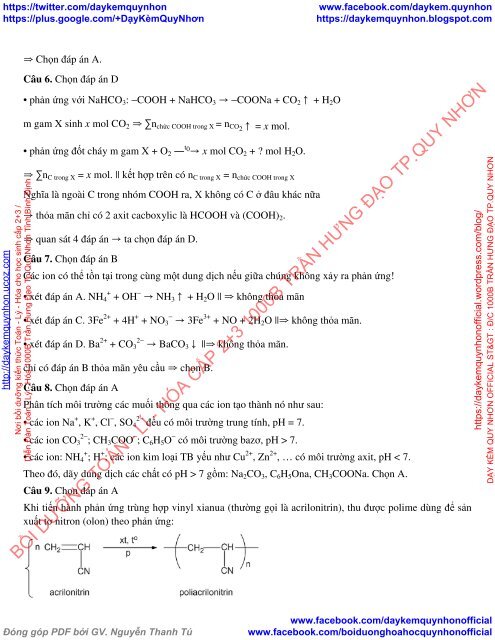 Tuyển tập 10 đề thi thử THPT Quốc gia 2018 môn Hóa học Các trường THPT Cả nước Có lời giải chi tiết [DC17112017]