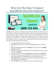 What are the steps to import QuickBooks data into Indinero?