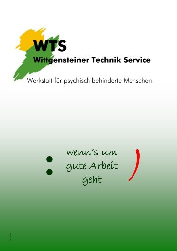 WTS Wittgensteiner Technik Service - AWO Kreisverband Siegen ...