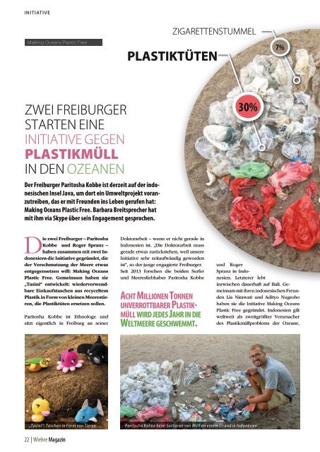 Wiehre Magazin, Ausgabe Mittel-/Oberwiehre (November 2017)