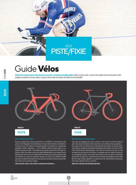 Catalogue Culture Vélo 2018