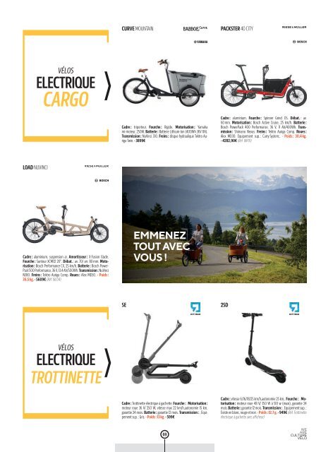 Catalogue Culture Vélo 2018