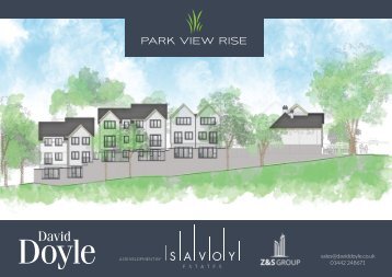 ParkView Rise Brochure, Hemel Hempstead