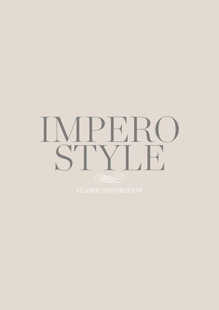 Badkeramik "IMPERO STYLE"