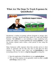 What Are The Steps To Track Expenses In QuickBooks?