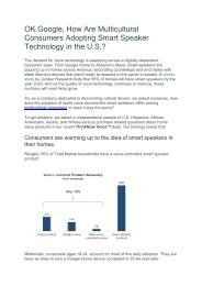 OK Google, How Are Multicultural Consumers Adopting Smart Speaker Technology in the U.S.?