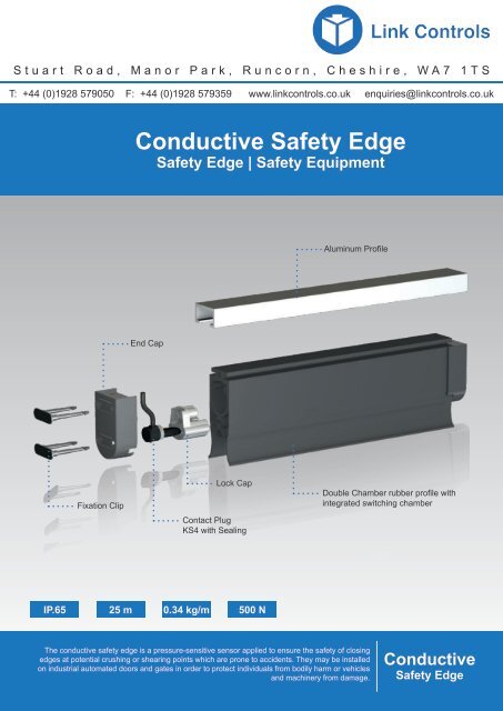 Safety Edge Module Link Controls Conductive Safety Edge