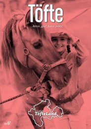 Töfte Regionsmagazin 07/2017 - Pferde & Reiter