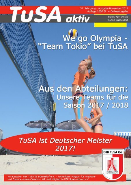 TuSA aktiv Ausgabe Nov. 2017