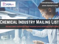 Chemical Industry Mailing List | Chemical Industry Mailing Database