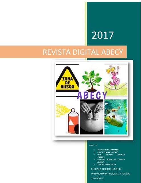 REVISTA DEL EQUIPO 5 GRUPO 1