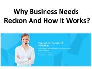 Why Business Needs Reckon And How It Works?