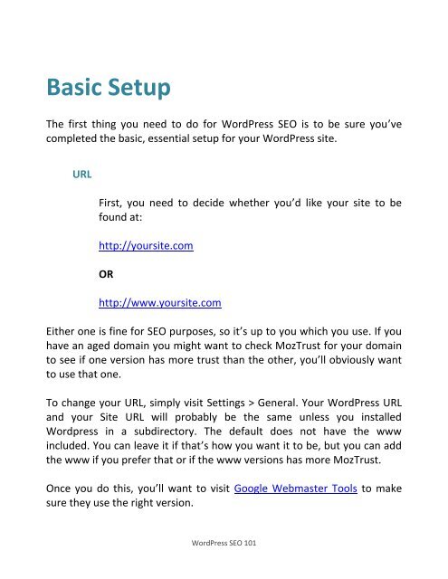 Wordpress SEO Guide - How Do I Improve My Wordpress SEO