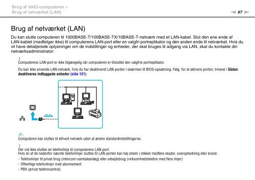 Sony VPCSE1M1E - VPCSE1M1E Mode d'emploi Danois