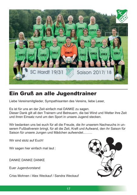 Saison 2017/2018 - Ausgabe 2