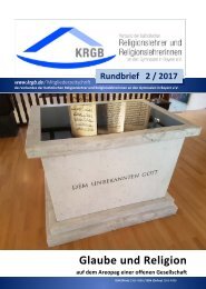 KRGB Rundbrief 2017 / 2