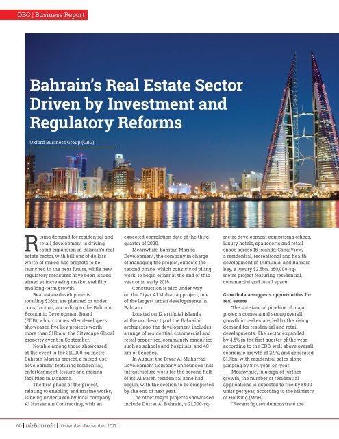 BizBahrain Magazine Nov-Dec 2017