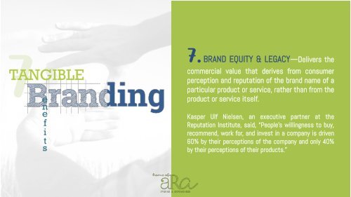 Branding - unleashing the true value