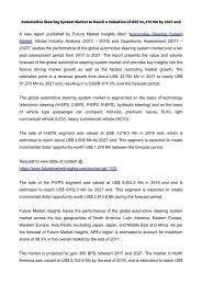 Automotive Steering System Market