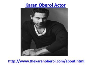 Karan oberoi will be a new actor in bollywood