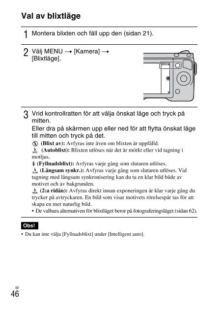 Sony NEX-5ND - NEX-5ND Consignes d&rsquo;utilisation Su&eacute;dois