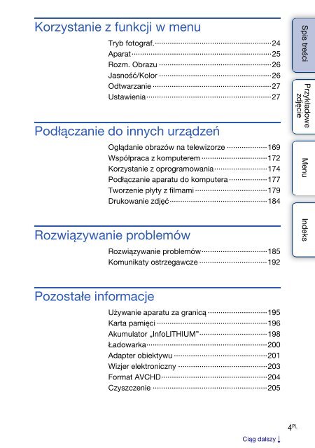 Sony NEX-5ND - NEX-5ND Consignes d&rsquo;utilisation Polonais