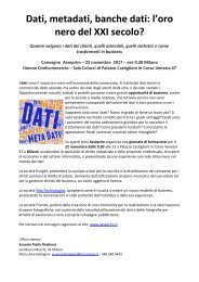 Encanto Public Relations Dati, metadati, banche dati l’oro nero del XXI secolo